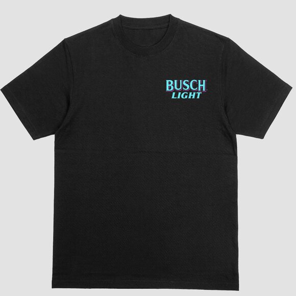 Busch Light English Pointer Bird Hunters T-shirt Black Men's - Picture 2 of 3